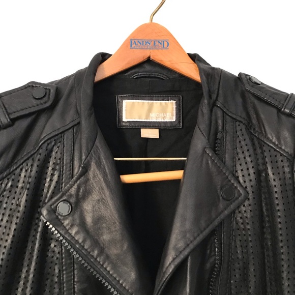 Michael Kors 100% Genuine Leather Jacket - Picture 2 of 7